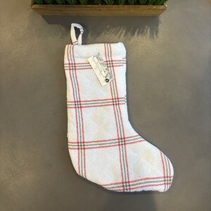 Festive Plaid Holiday Stocking